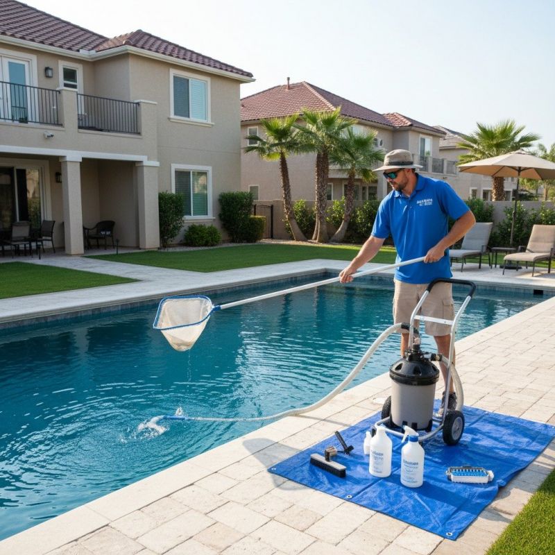 Pool Cleaning detail